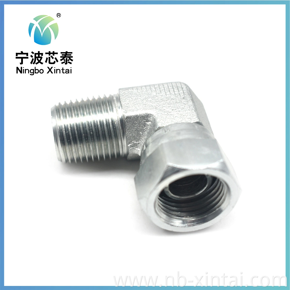 90 Degree Right Angle Hydraulic High Pressure Pipe Joint